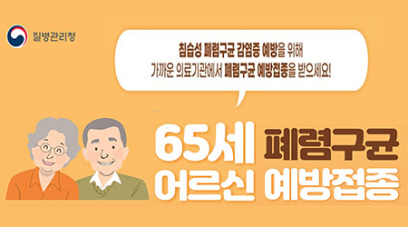 2023년 어르신 폐렴구균 예방접종지원사업 안내 - 새창열기