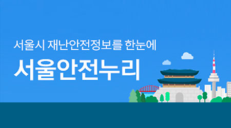 서울시 재난안전정보를 한눈에 서울안전누리 - 새창열기