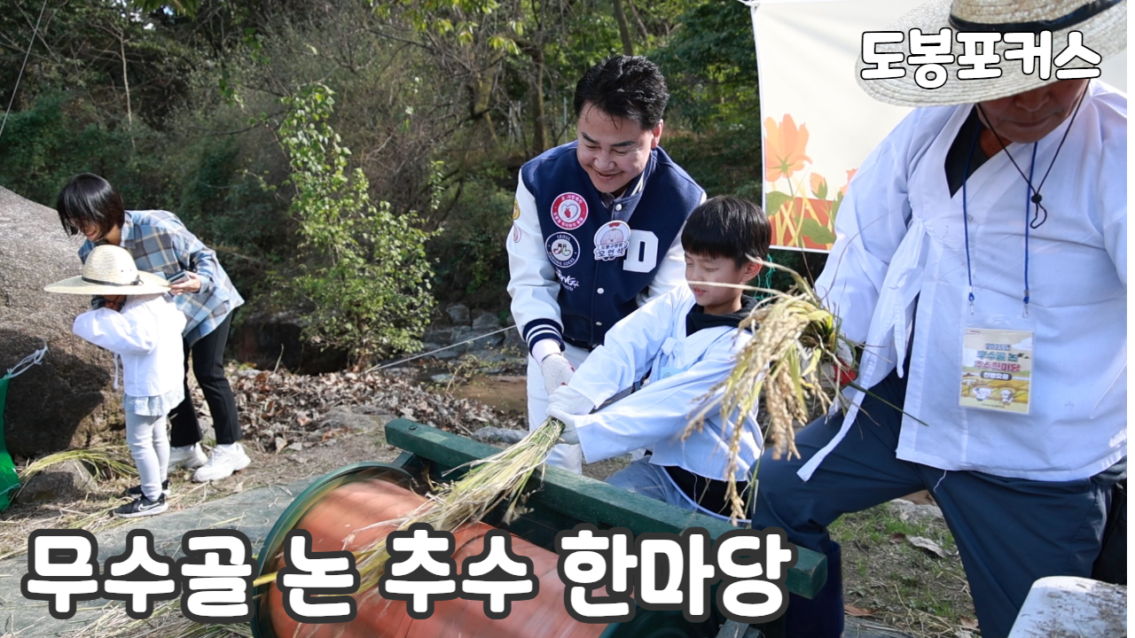[도봉포커스] 2025 무수골 논 추수한마당