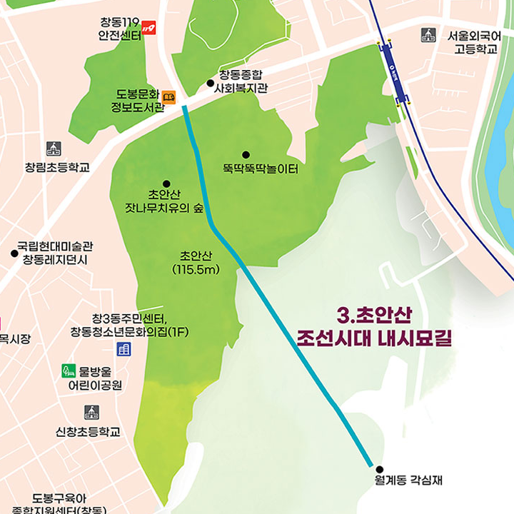 Map of history and culture road