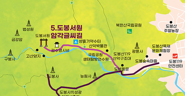 Map of history and culture road