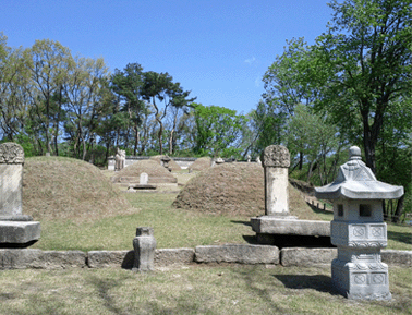 Tomb of Yeongsangun and ginko tree road